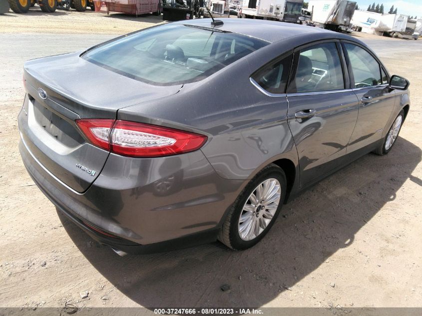 2014 FORD FUSION S HYBRID - 3FA6P0UU7ER368773