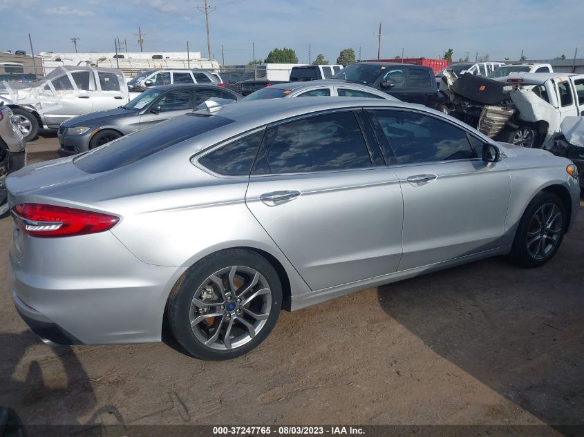 2019 FORD FUSION SEL - 3FA6P0CD7KR232091