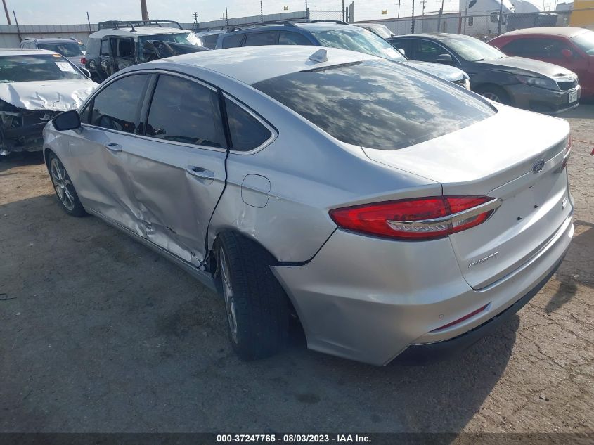 2019 FORD FUSION SEL - 3FA6P0CD7KR232091