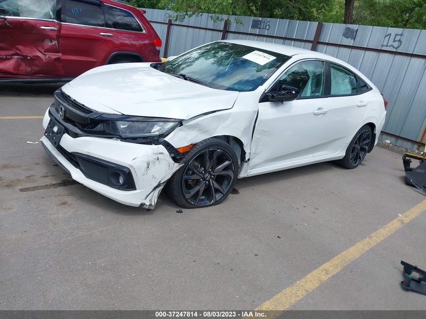 VIN 19XFC2F82LE205437 2020 HONDA CIVIC SEDAN SPORT