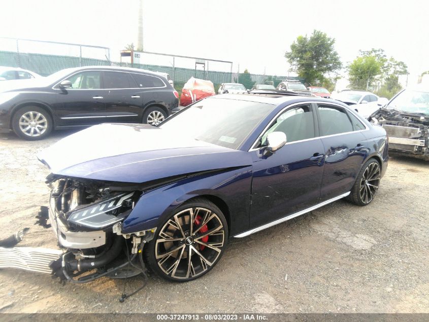 2021 AUDI S4 PREMIUM PLUS - WAUB4AF49MA024095