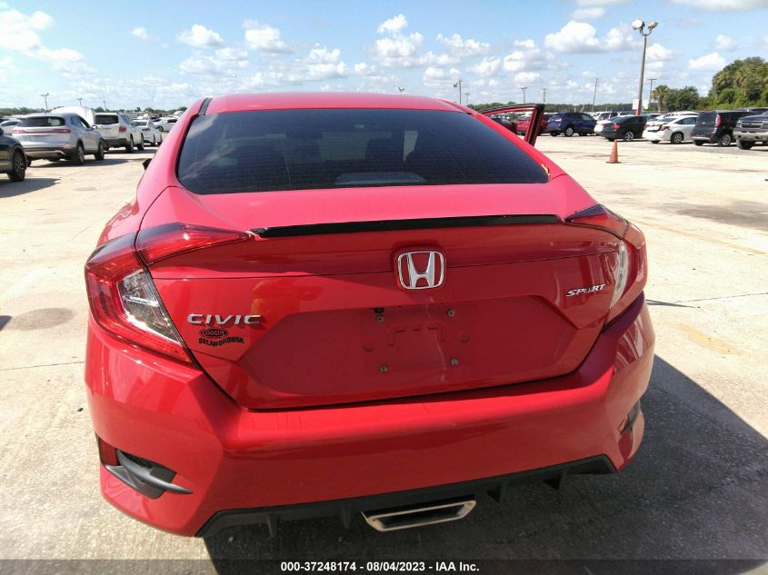 2020 HONDA CIVIC SEDAN SPORT - 2HGFC2F86LH526998