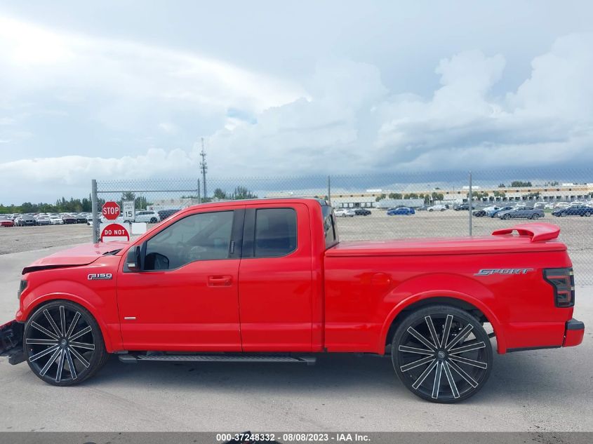 2015 FORD F150 SUPER CAB - 1FTEX1CPOFKE34979