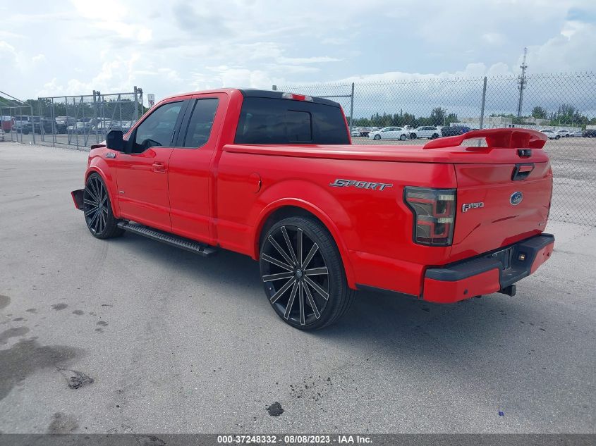 2015 FORD F150 SUPER CAB - 1FTEX1CPOFKE34979