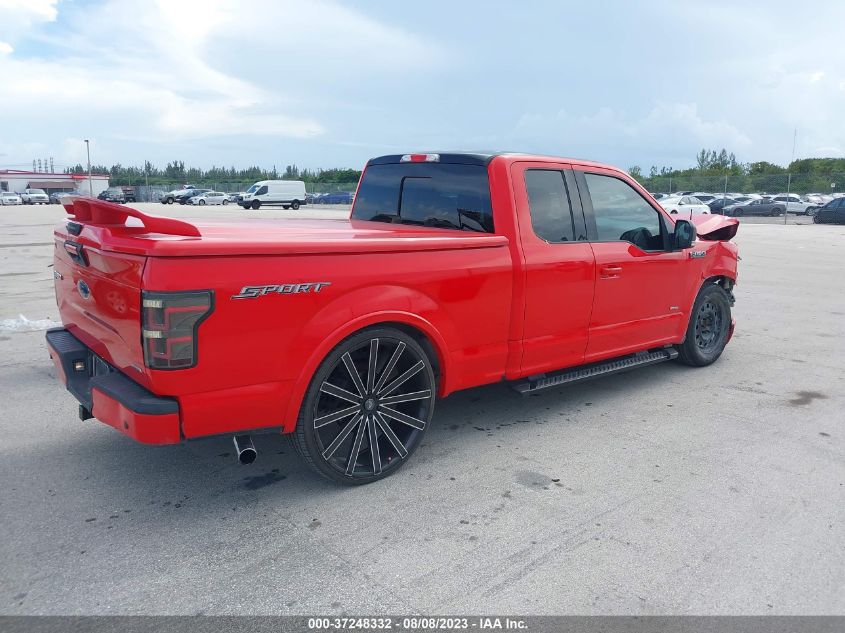 2015 FORD F150 SUPER CAB - 1FTEX1CPOFKE34979
