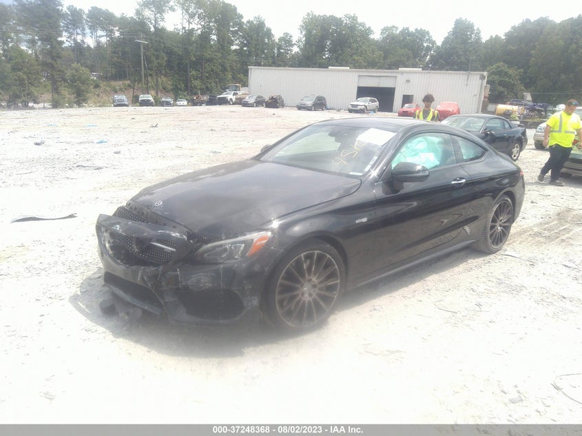 VIN WDDWJ6EB8JF664510 2018 MERCEDES-BENZ C-CLASS AMG C 43