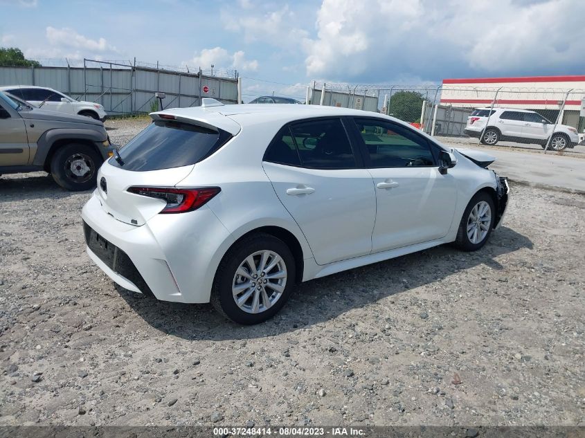 2023 TOYOTA COROLLA HATCHBACK SE JTND4MBEXP3199732