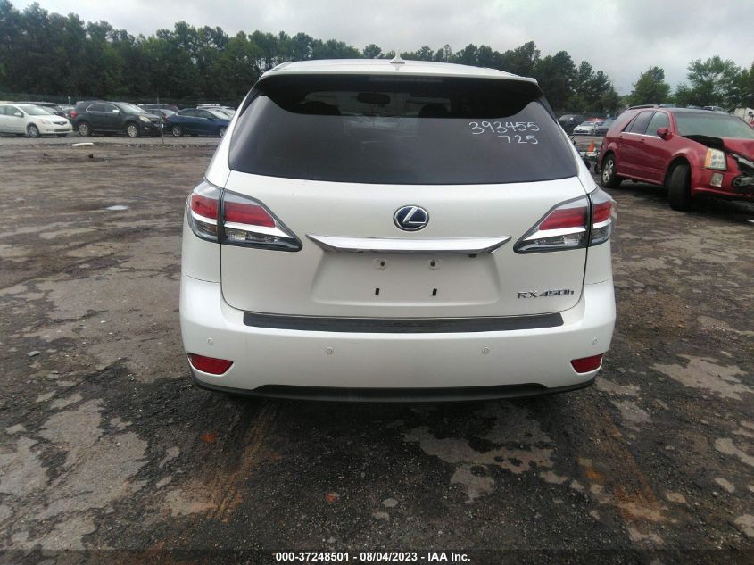 2013 LEXUS RX 450H - JTJZB1BA8D2009078