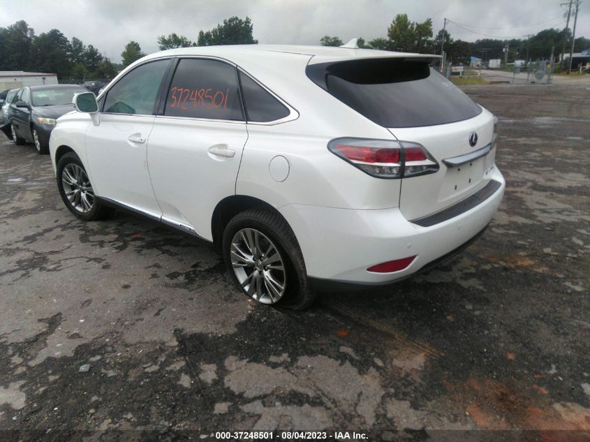 2013 LEXUS RX 450H - JTJZB1BA8D2009078