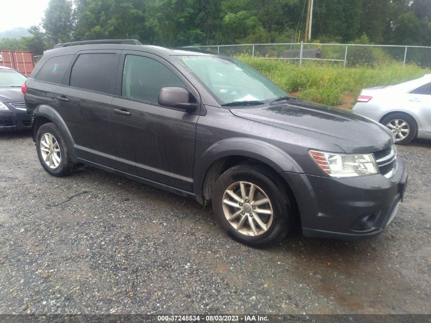 Lot #2525407817 2016 DODGE JOURNEY SXT salvage car