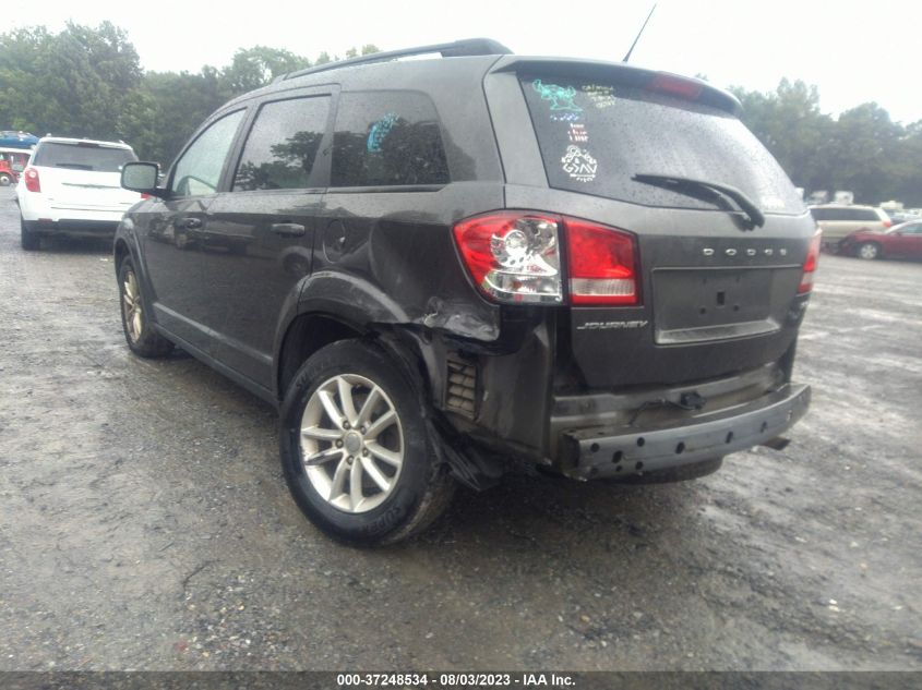 2016 DODGE JOURNEY SXT - 3C4PDCBB8GT156738