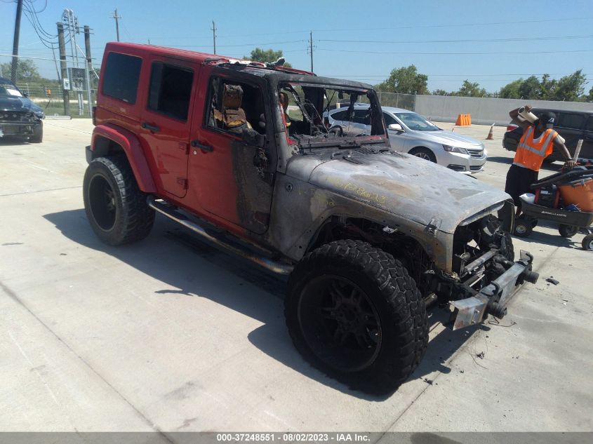 2014 JEEP WRANGLER UNLIMITED SAHARA - 1C4BJWEG6EL103962