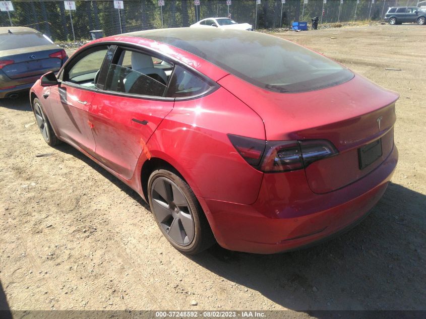 2022 TESLA MODEL 3 LONG RANGE - 5YJ3E1EB8NF251064