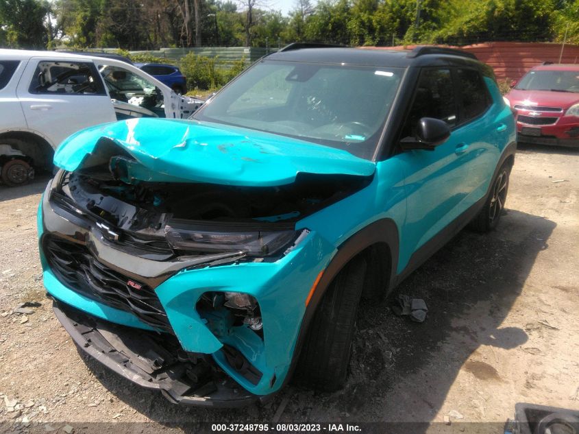 VIN KL79MTSL9MB048396 2021 CHEVROLET TRAILBLAZER RS