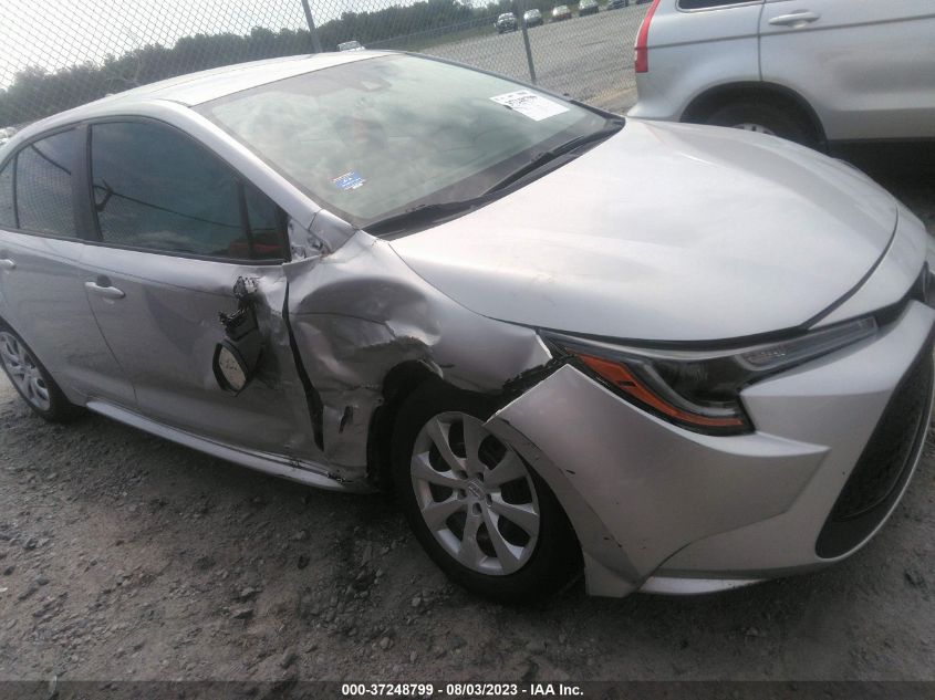 VIN 5YFEPMAE9MP213902 2021 TOYOTA COROLLA LE