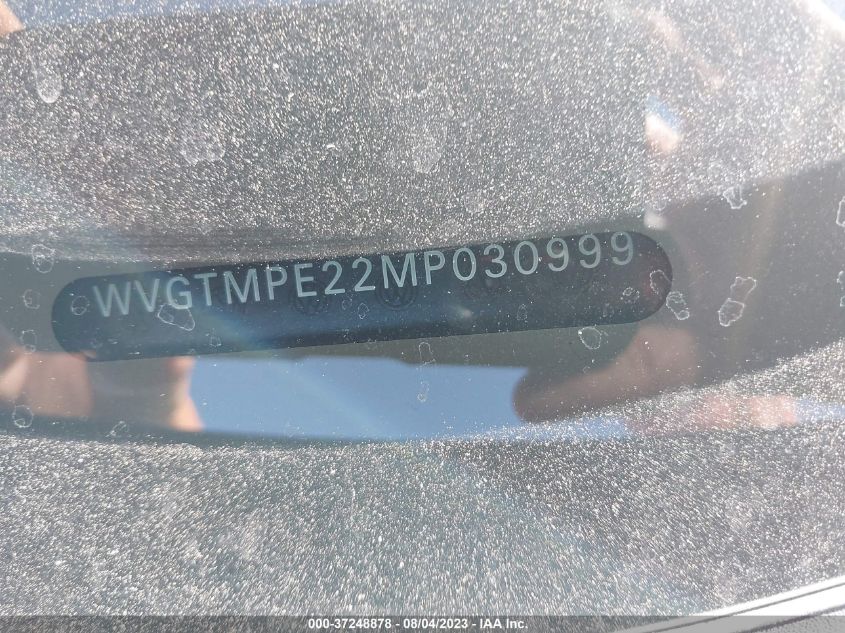 VIN WVGTMPE22MP030999 2021 VOLKSWAGEN ID.4 PRO S