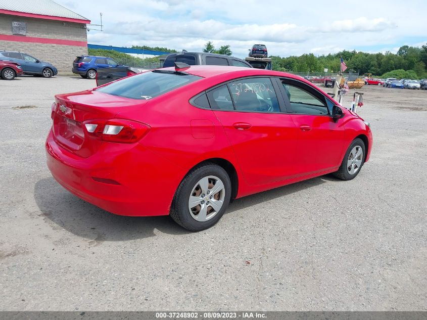 2016 CHEVROLET CRUZE LS - 1G1BC5SMXG7318487