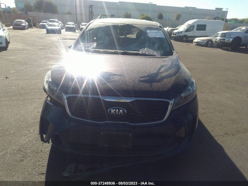 2019 KIA SORENTO LX V6 - 5XYPG4A51KG463001