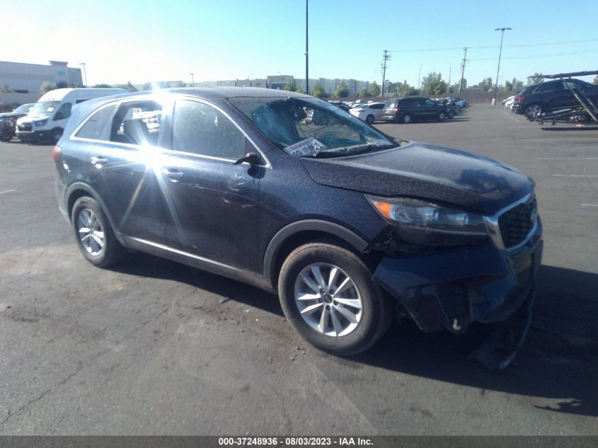 2019 KIA SORENTO LX V6 - 5XYPG4A51KG463001