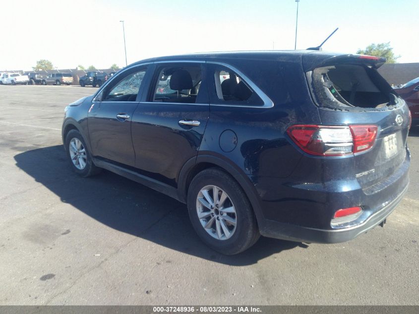 2019 KIA SORENTO LX V6 - 5XYPG4A51KG463001