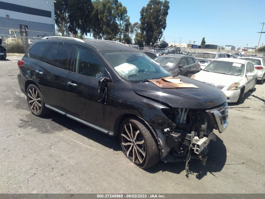 2019 NISSAN PATHFINDER SV - 5N1DR2MM3KC578719