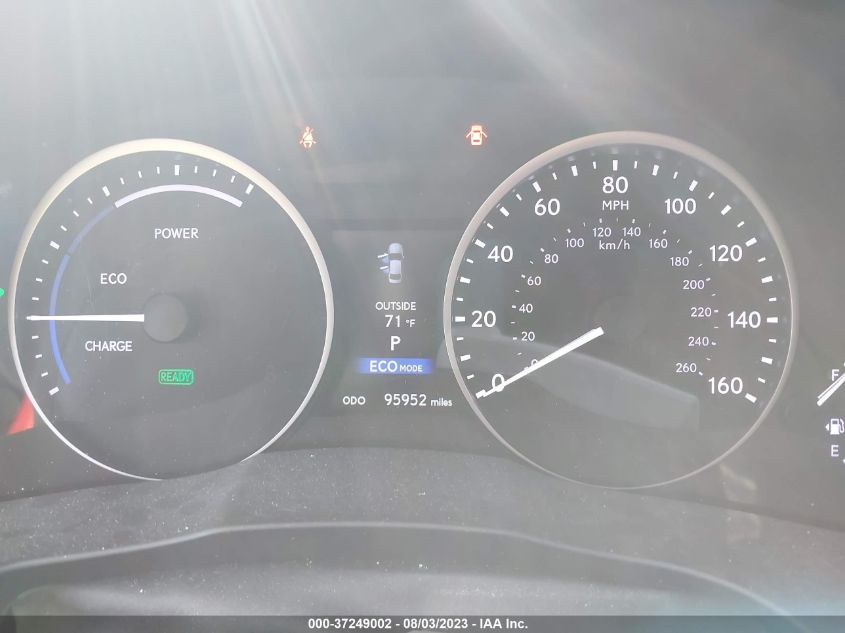 2015 LEXUS ES 300H HYBRID JTHBW1GGXF2086073