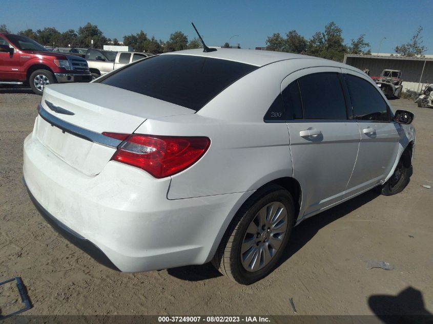 2014 CHRYSLER 200 LX - 1C3CCBABAEN230982