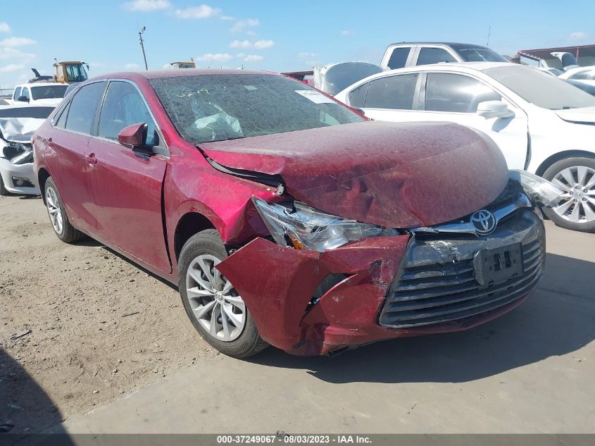 2016 TOYOTA CAMRY XLE/SE/LE/XSE - 4T1BF1FK0GU603776