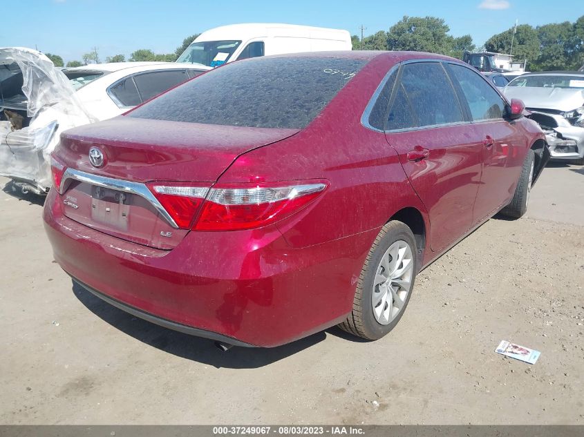 2016 TOYOTA CAMRY XLE/SE/LE/XSE - 4T1BF1FK0GU603776