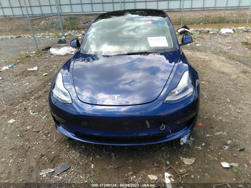 2022 TESLA MODEL 3 LONG RANGE - 5YJ3E1EB7NF172744
