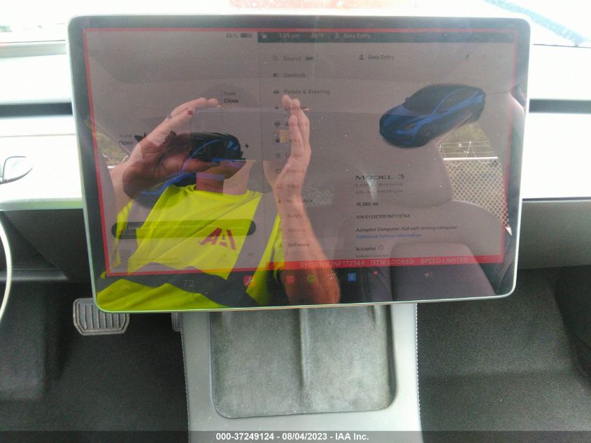 2022 TESLA MODEL 3 LONG RANGE - 5YJ3E1EB7NF172744