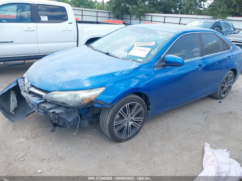 2016 TOYOTA CAMRY XLE/SE/LE/XSE - 4T1BF1FK2GU518986