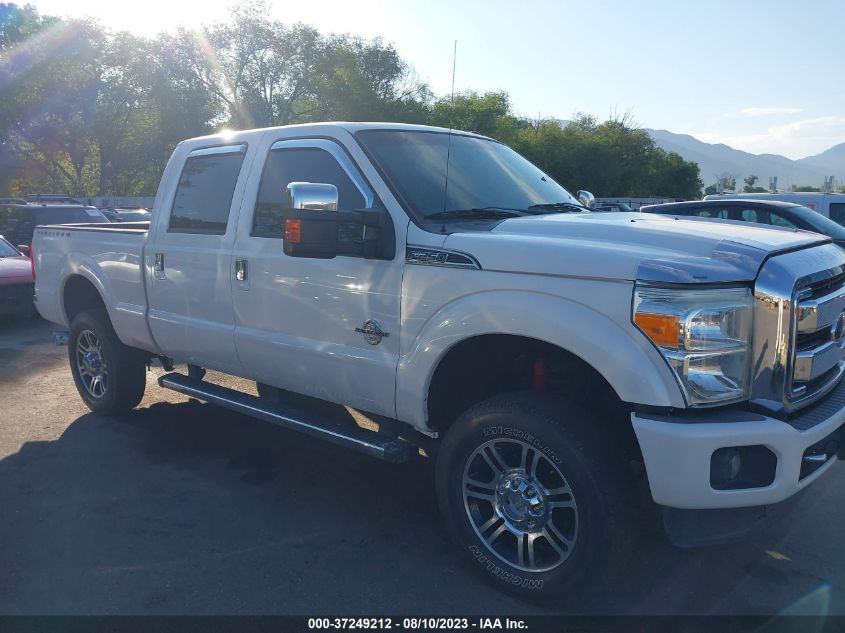 2015 FORD SUPER DUTY F-250 SRW LARIAT/PLATINUM - 1FT7W2BT1FEA94532