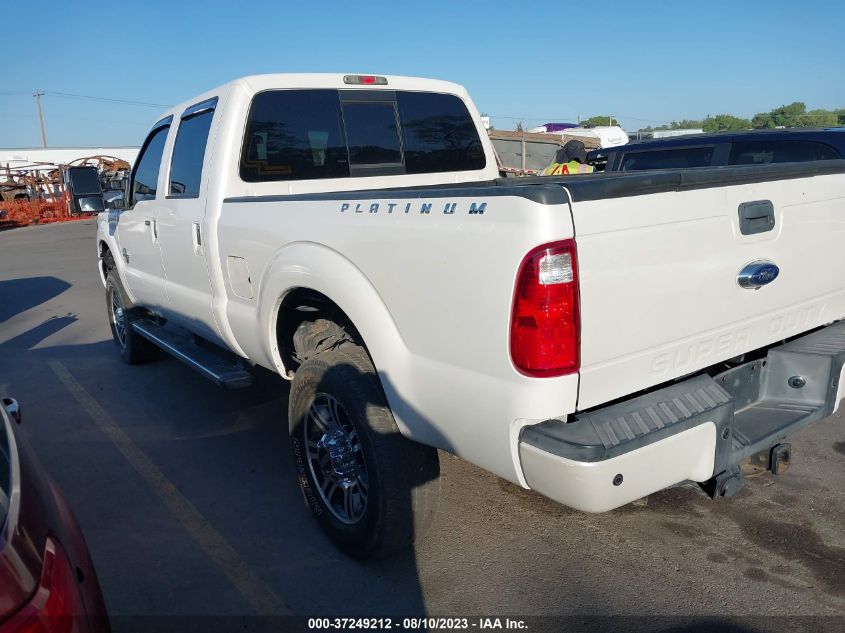 2015 FORD SUPER DUTY F-250 SRW LARIAT/PLATINUM - 1FT7W2BT1FEA94532