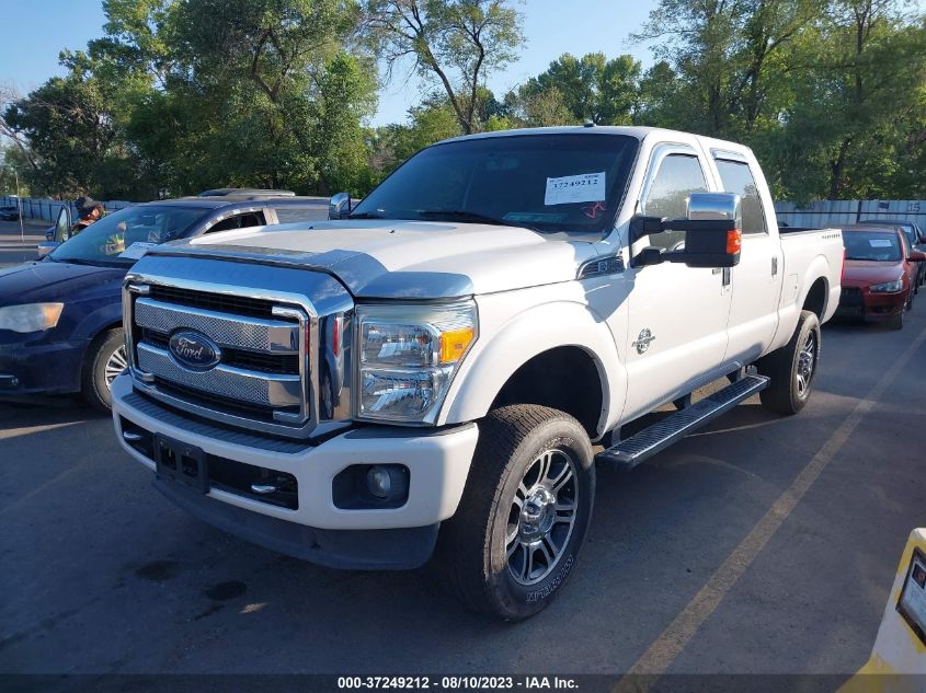 2015 FORD SUPER DUTY F-250 SRW LARIAT/PLATINUM - 1FT7W2BT1FEA94532
