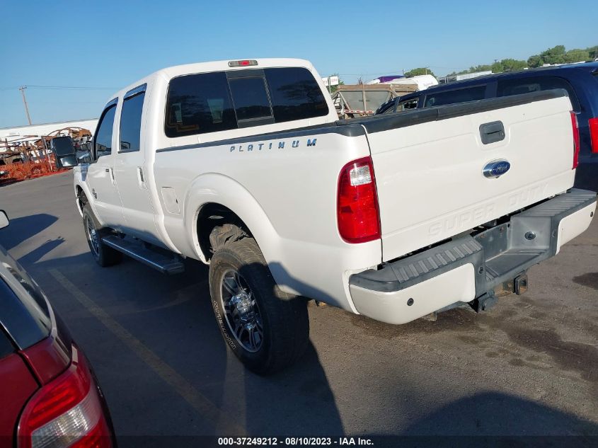 2015 FORD SUPER DUTY F-250 SRW LARIAT/PLATINUM - 1FT7W2BT1FEA94532