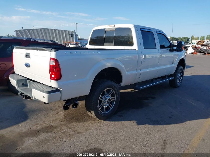 2015 FORD SUPER DUTY F-250 SRW LARIAT/PLATINUM - 1FT7W2BT1FEA94532