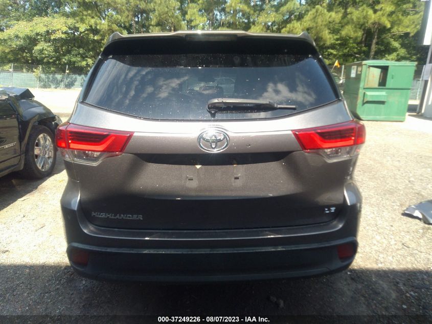 2019 TOYOTA HIGHLANDER LE - 5TDZZRFH9KS321677