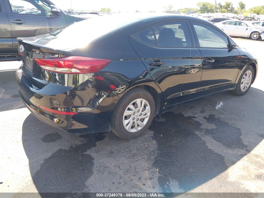 VIN 5NPD74LF7JH331019 2018 HYUNDAI ELANTRA SE