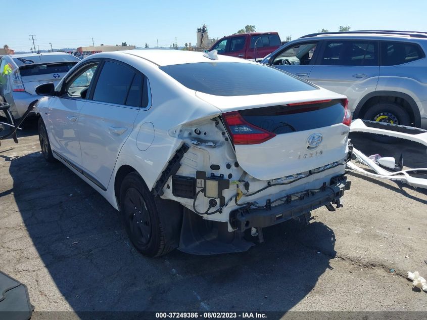 2018 HYUNDAI IONIQ HYBRID SEL - KMHC75LC5JU100080