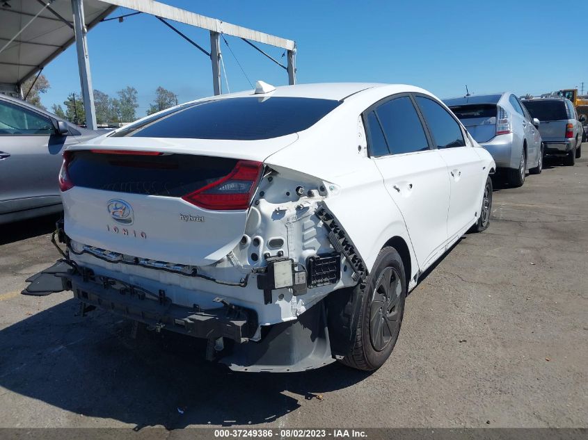 2018 HYUNDAI IONIQ HYBRID SEL - KMHC75LC5JU100080