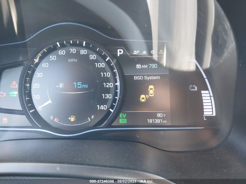 2018 HYUNDAI IONIQ HYBRID SEL - KMHC75LC5JU100080