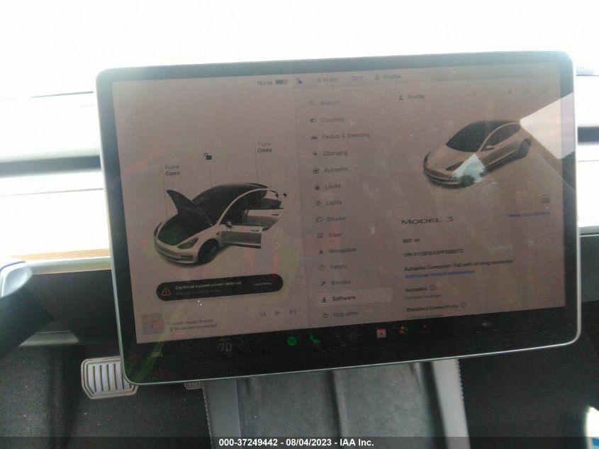 2023 TESLA MODEL 3 - 5YJ3E1EA2PF586072