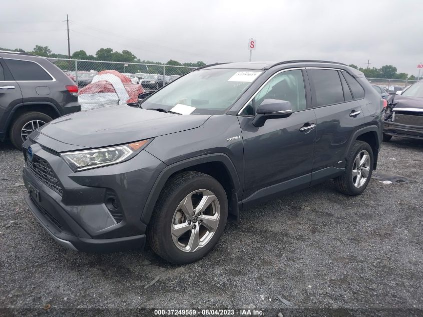 VIN 4T3D6RFV8MU052890 2021 TOYOTA RAV4 HYBRID LIMITED