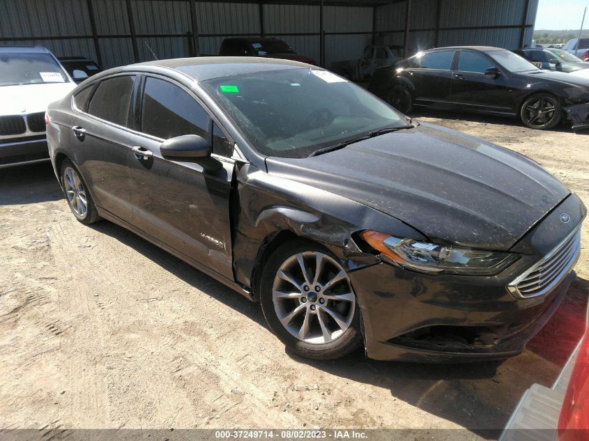 2017 FORD FUSION HYBRID SE - 3FA6P0LU8HR296505