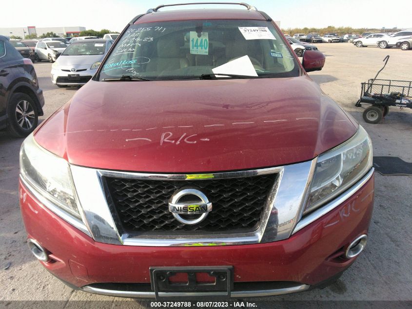 2014 NISSAN PATHFINDER PLATINUM - 5N1AR2MN6EC684047