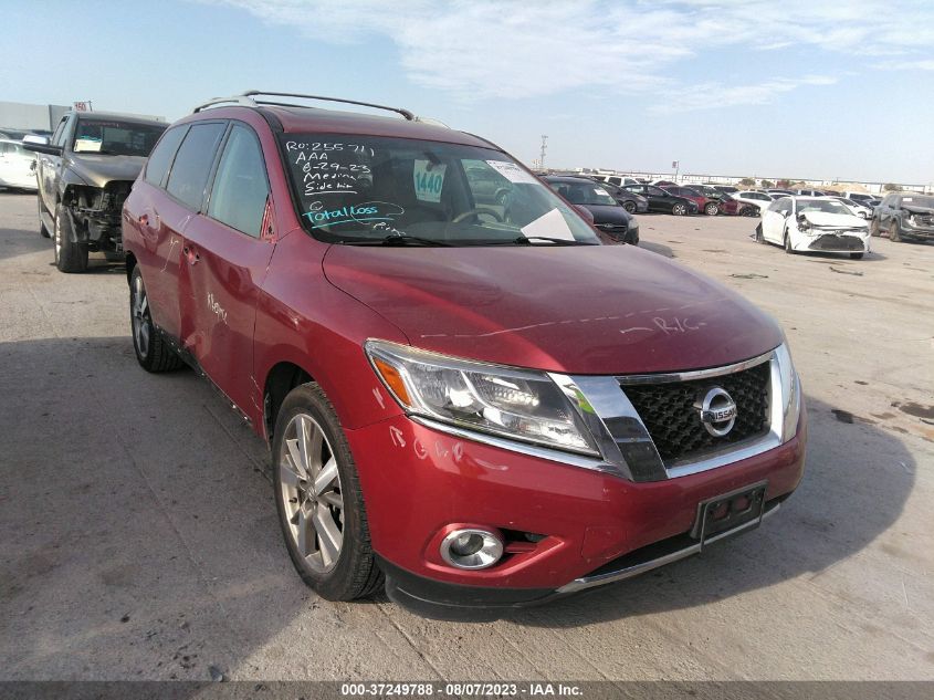 2014 NISSAN PATHFINDER PLATINUM - 5N1AR2MN6EC684047
