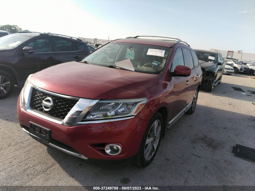 2014 NISSAN PATHFINDER PLATINUM - 5N1AR2MN6EC684047