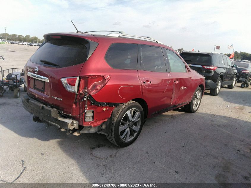 2014 NISSAN PATHFINDER PLATINUM - 5N1AR2MN6EC684047