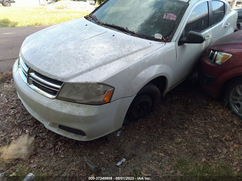 2014 DODGE AVENGER SE - 1C3CDZAB9EN222198
